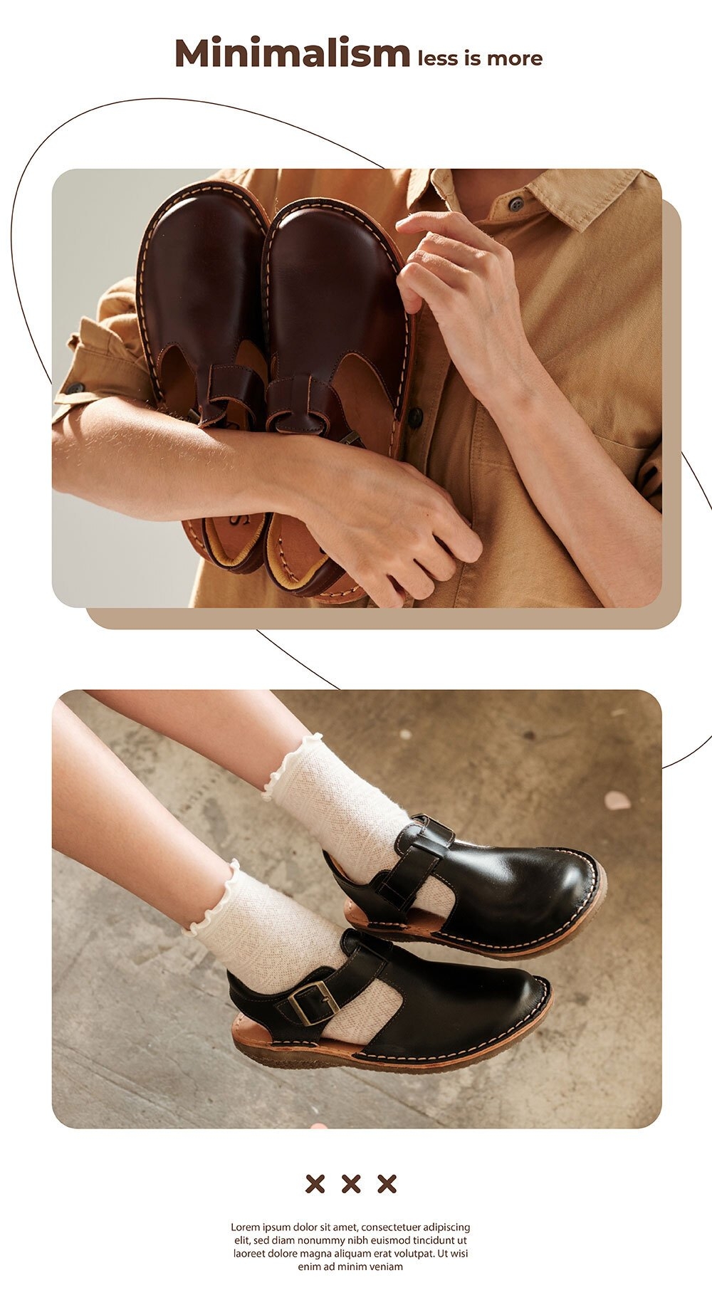 油蠟牛皮自然光澤，走路也自帶質感濾鏡