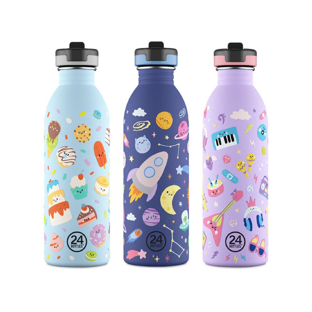 義大利 24Bottles 輕量吸嘴冷水瓶 500ml / 探索系列