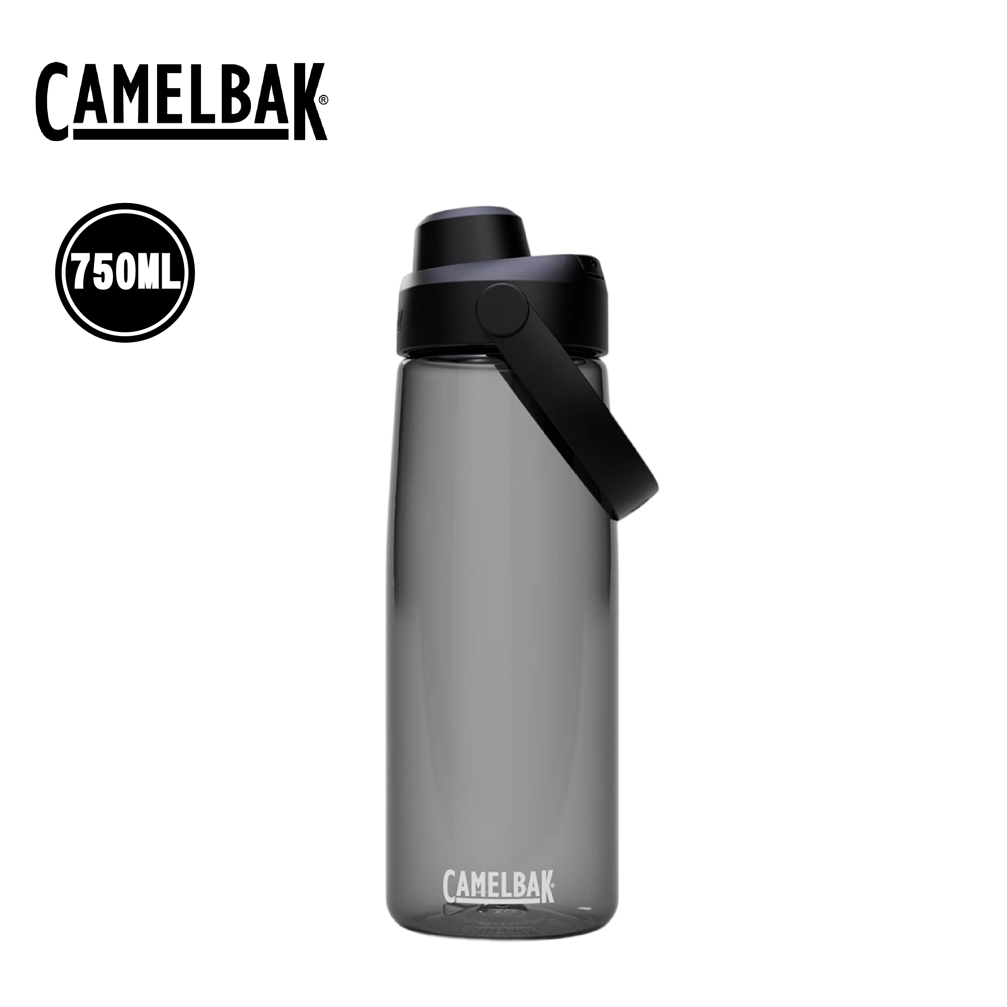 CamelBak 美國 Chug 戶外運動水瓶RENEW 750ML (炭黑色) 52CB292600