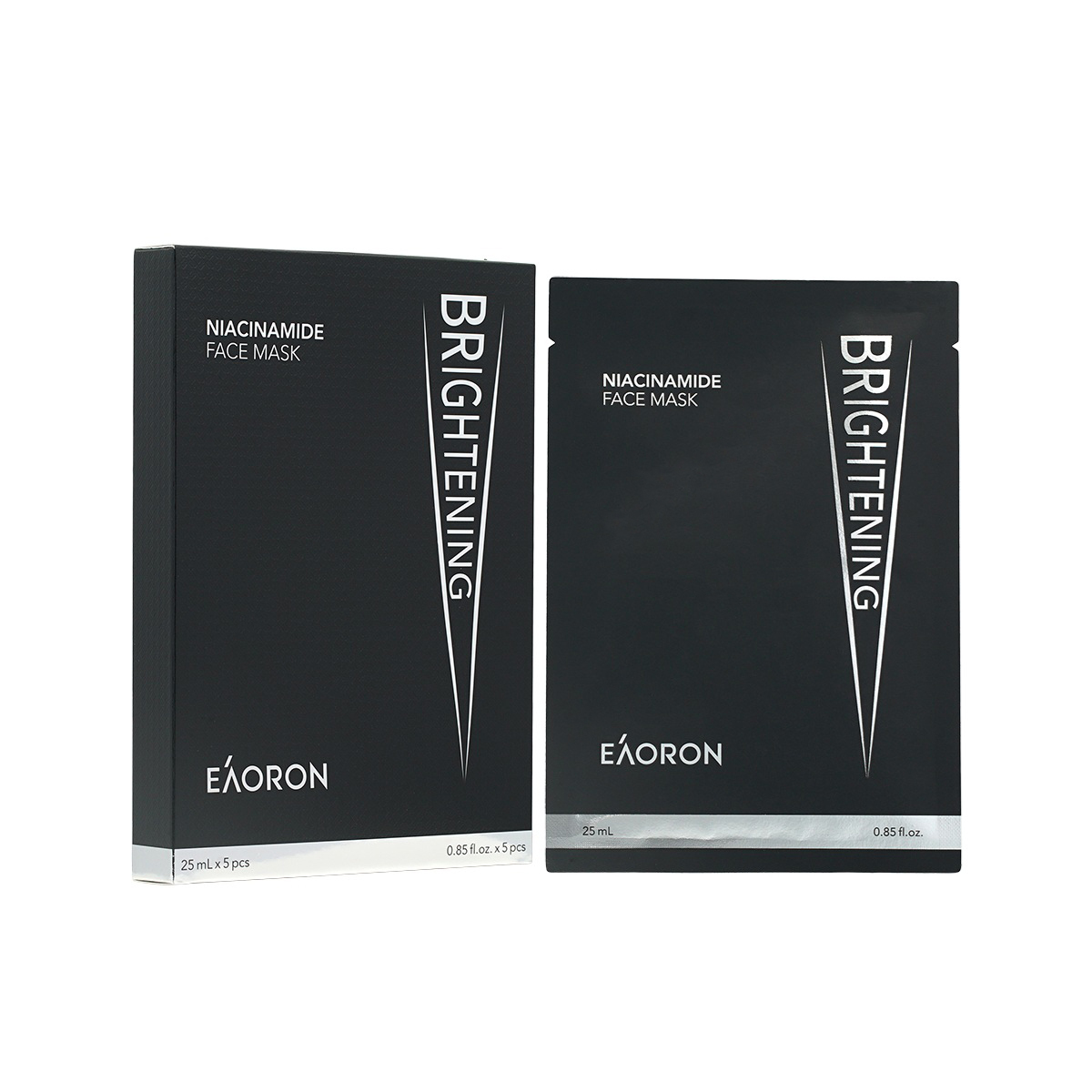 EAORON - 【全新升級版】黑色光速美白面膜25ml 5片/盒 (香港代理原裝行貨)