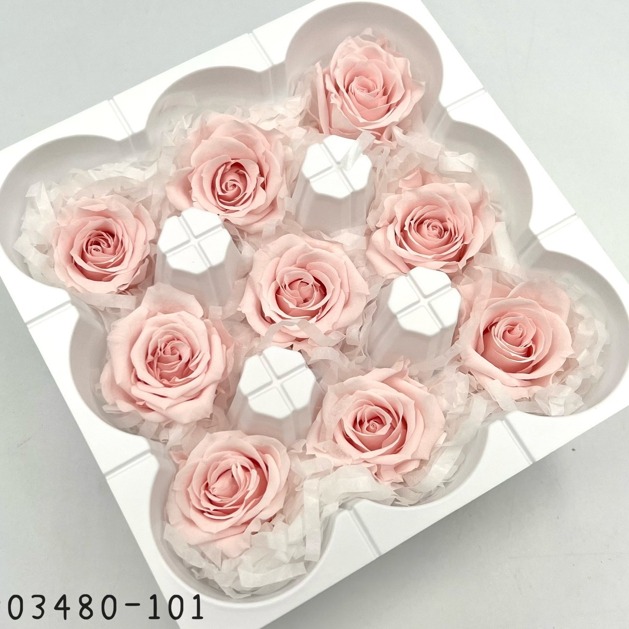 日本不凋中輪玫瑰(9朵) 03480-101