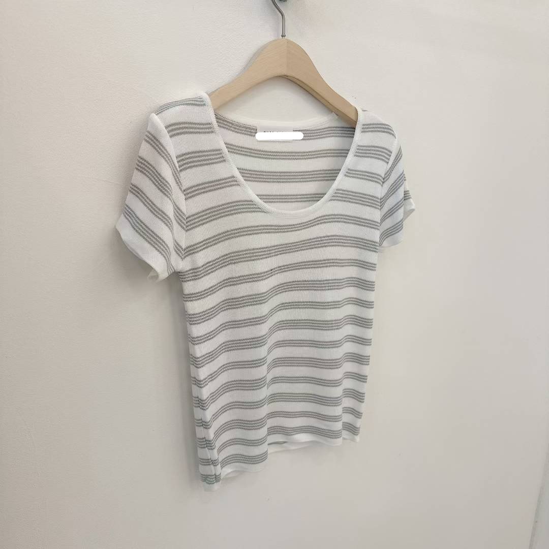 條子密針上衣(14773)