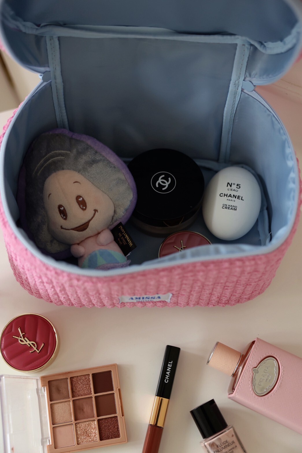 泡泡提把化妝包_AMISSA（粉）