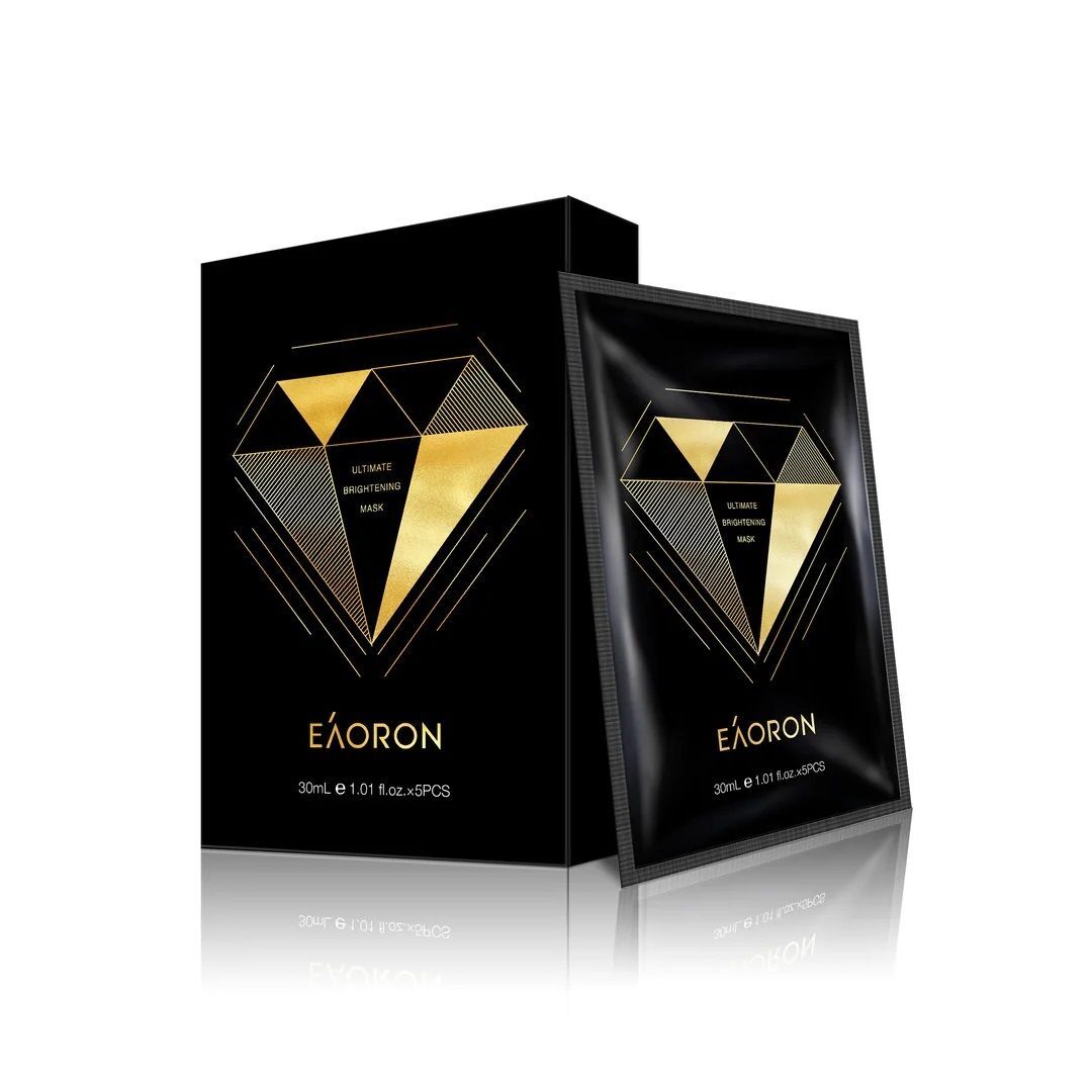 EAORON - 黑鑽緊致亮白亮膚面膜 5片裝 (香港代理原裝行貨)