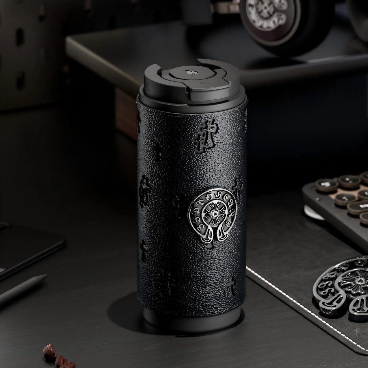 ZIPPO 克羅心設計 限量 黑魂 保溫杯