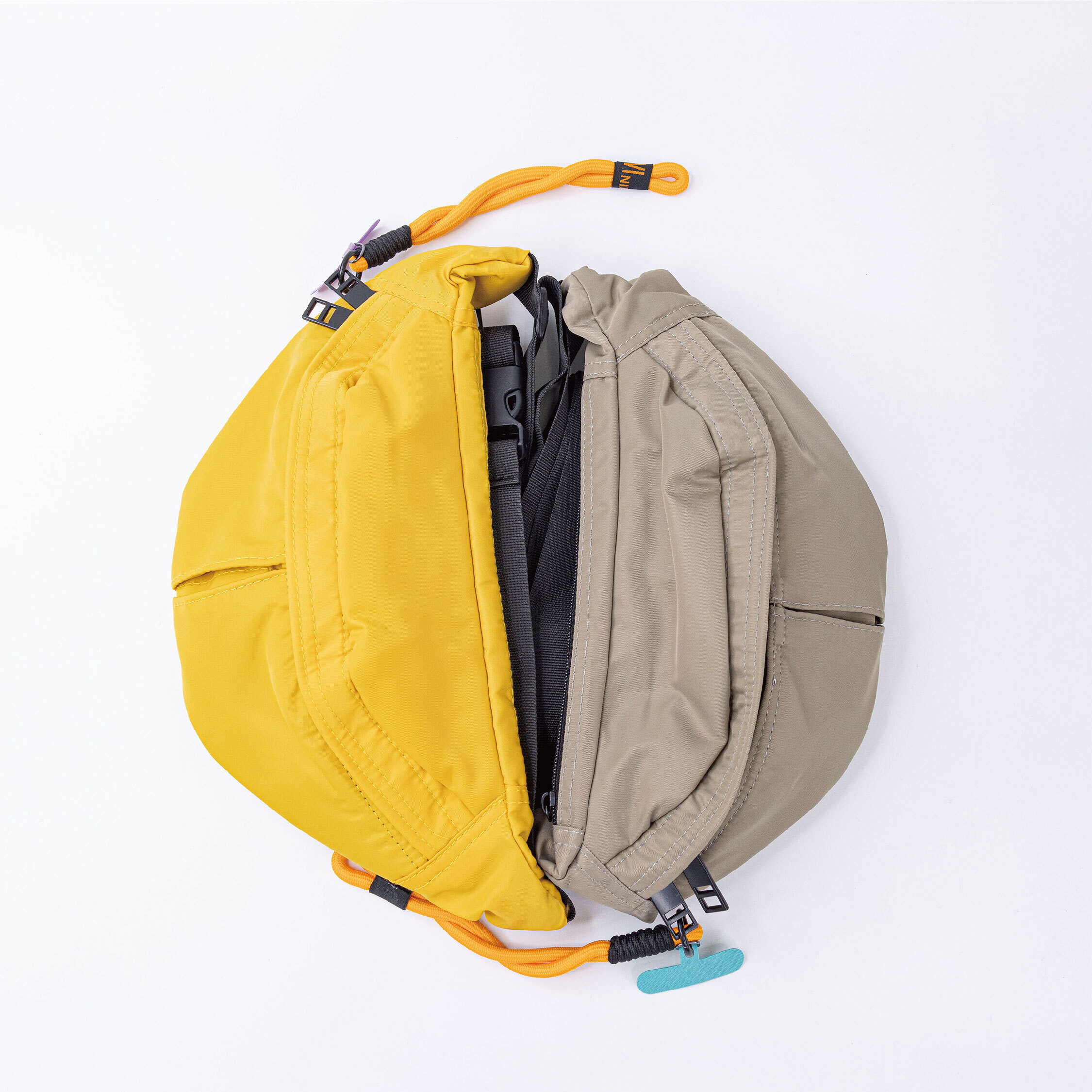 【JA2214】休閒輕便腰/斜背包＊二色