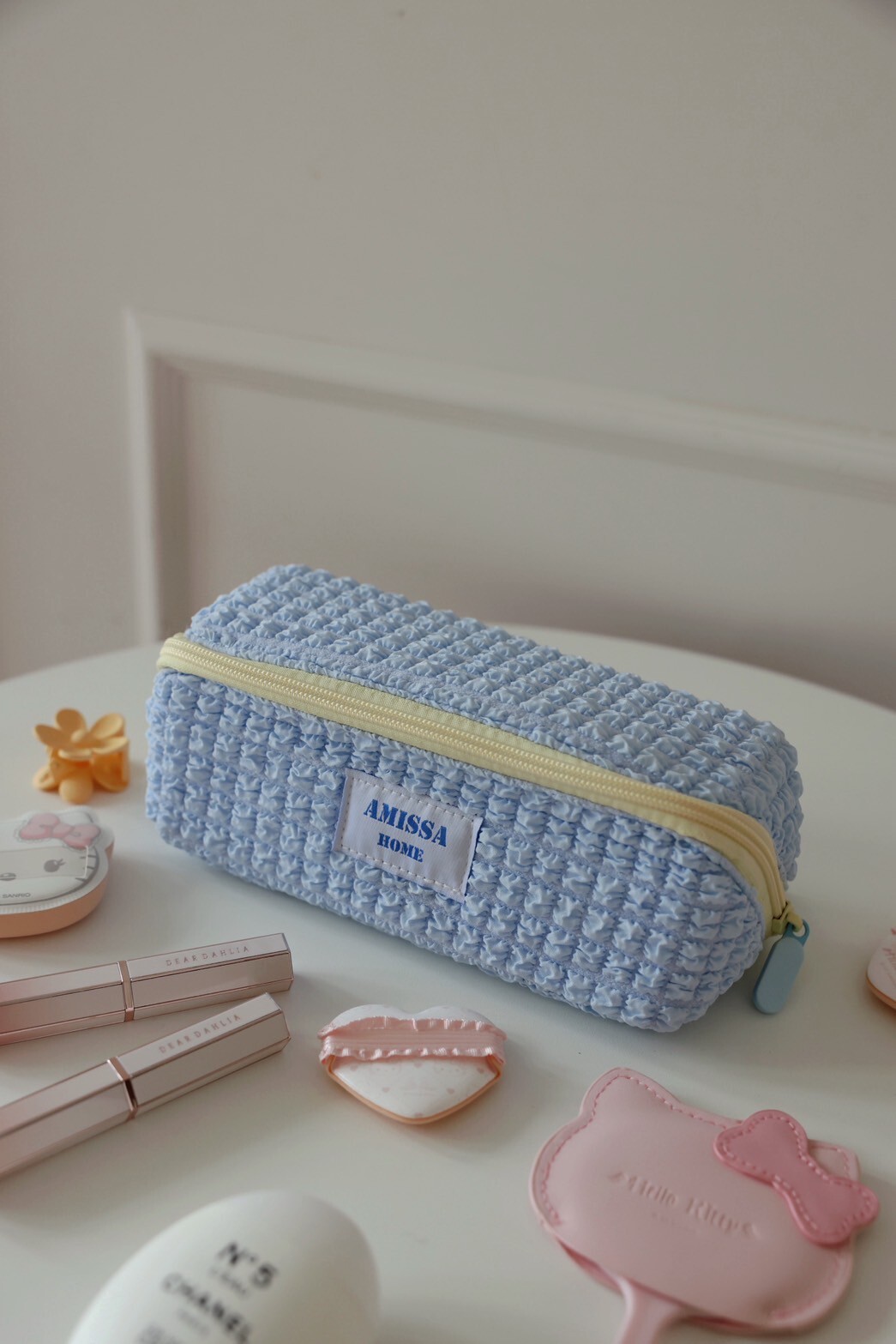 泡泡夾層刷具包_AMISSA（藍）