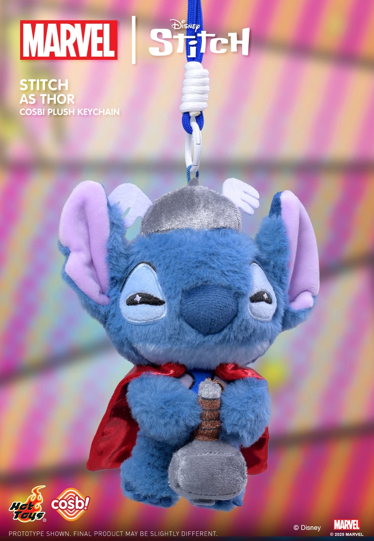 HotToys marvel スティッチ COSBI ぬいぐるみペンダント Hot Toys Marvel Stitch Cosbi Plush Keychain