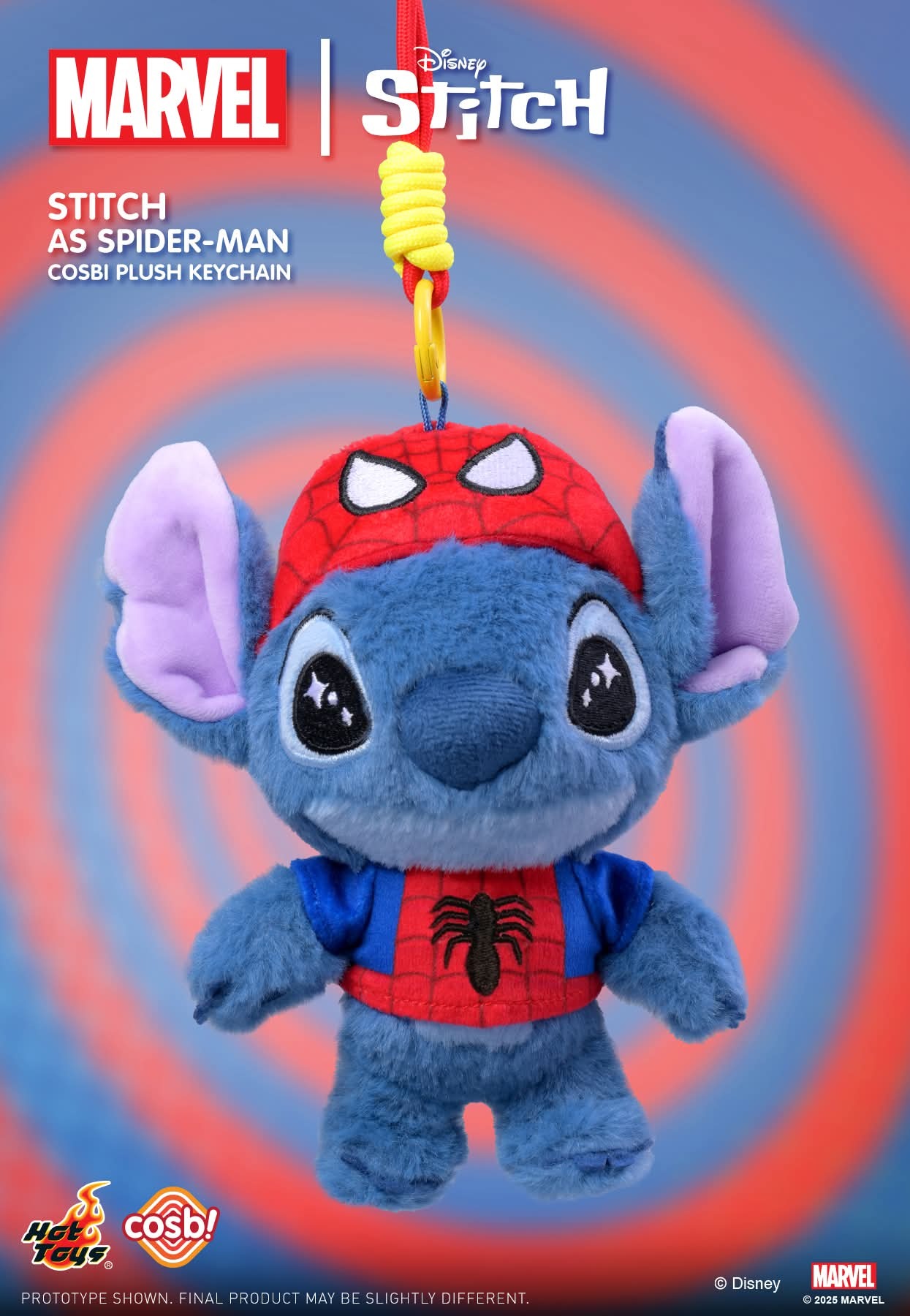 Hot Toys Marvel Stitch Cosbi Plush Keychain