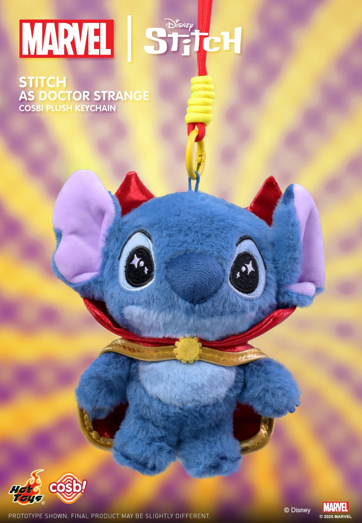 Hot Toys Marvel Stitch Cosbi Plush Keychain