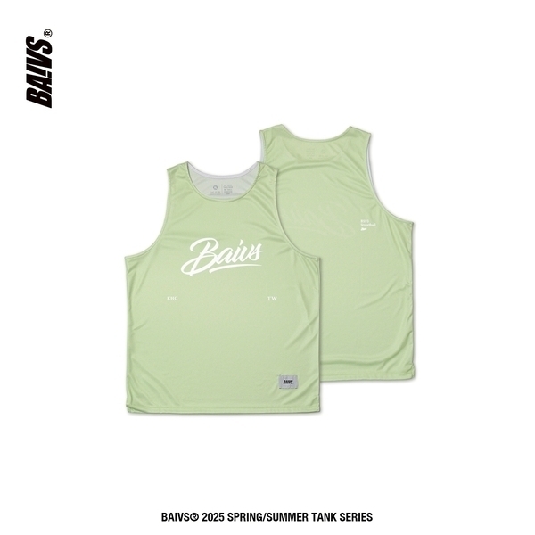Baivs basic Tank BJT68131 男 球參 球衣 單面 機能 排汗 背心 哈密瓜綠