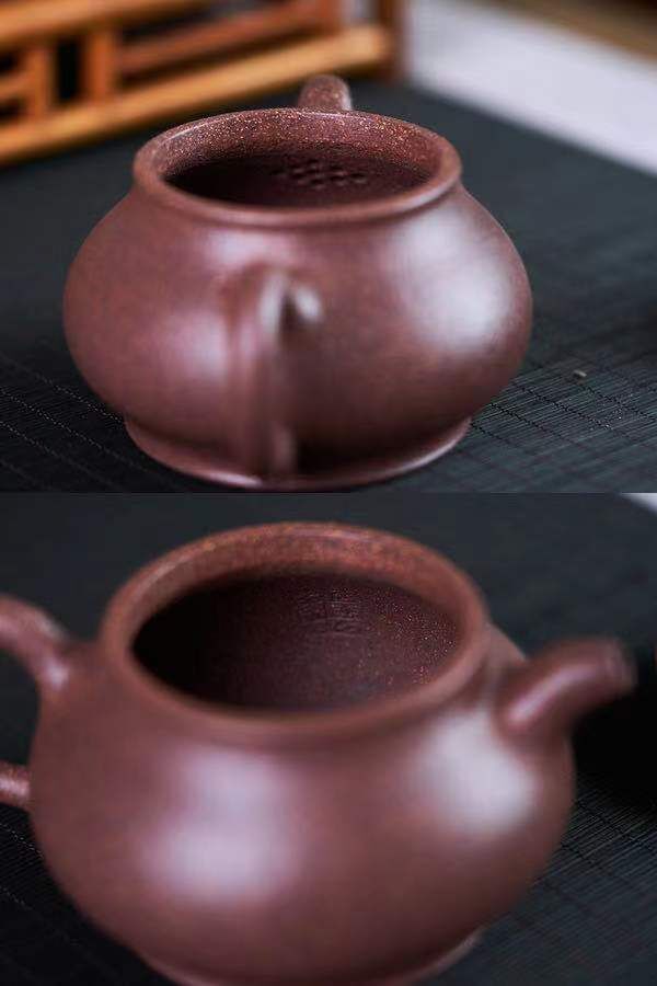 【華穎】 -- 壺流彎而短，壺蓋盎然作乳狀，腹圓，造工非常講究。