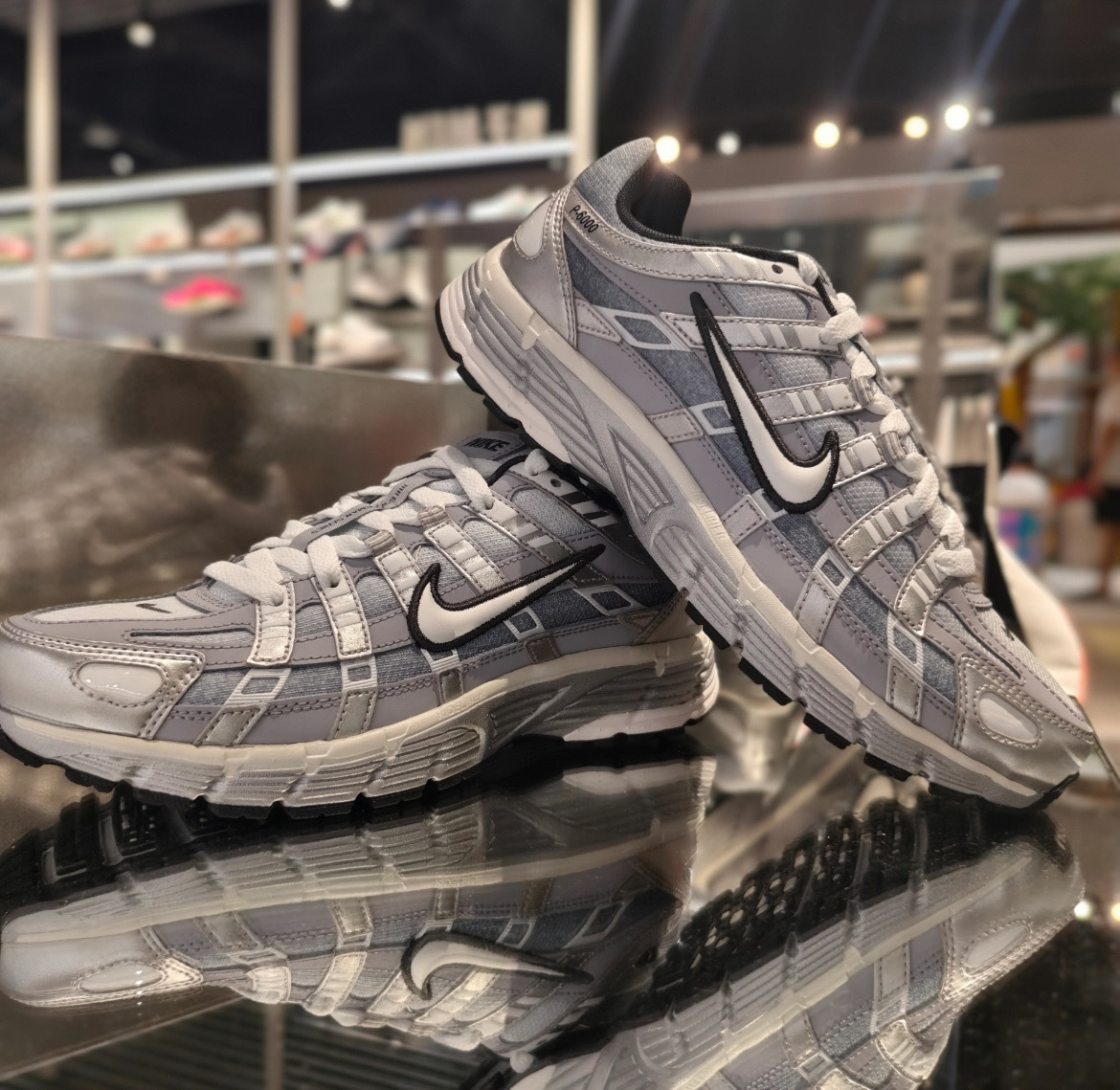 男鞋 NIKE P-6000 灰銀 透氣 反光 復古 休閒 慢跑鞋【IH4465-095】PP6
