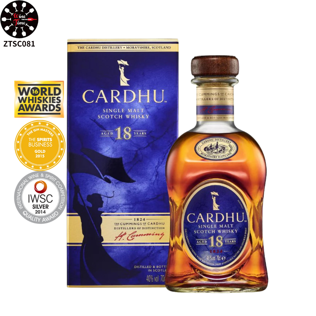 Cardhu 18 Year Old Single Malt Scotch Whisky 700ml |卡杜18年單一純麥威士忌