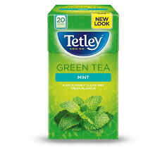 Tetley 英國高級綠茶-20茶包盒裝（只有薄荷味）