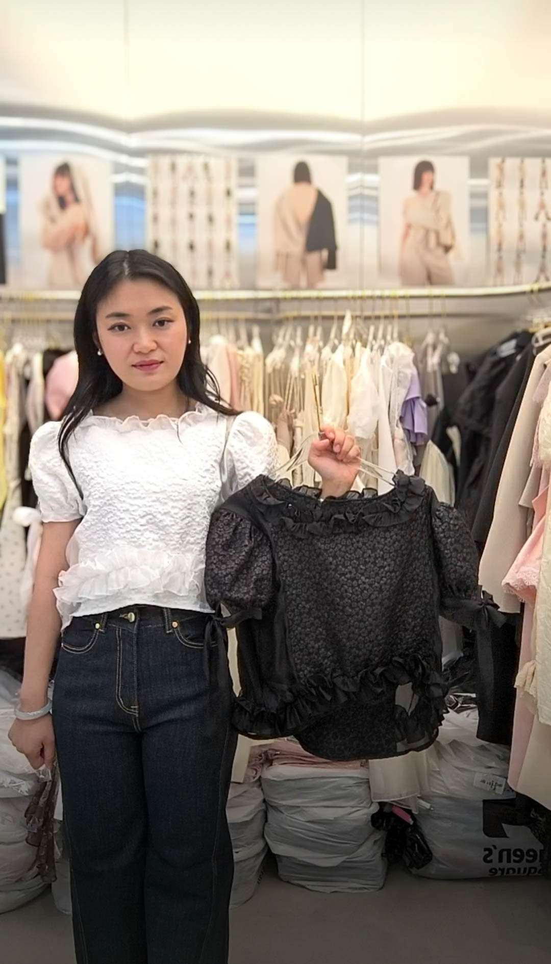 🥰PM_K8733  ▶️袖子綁蝴蝶結  👉B:100cm L:40cm👈