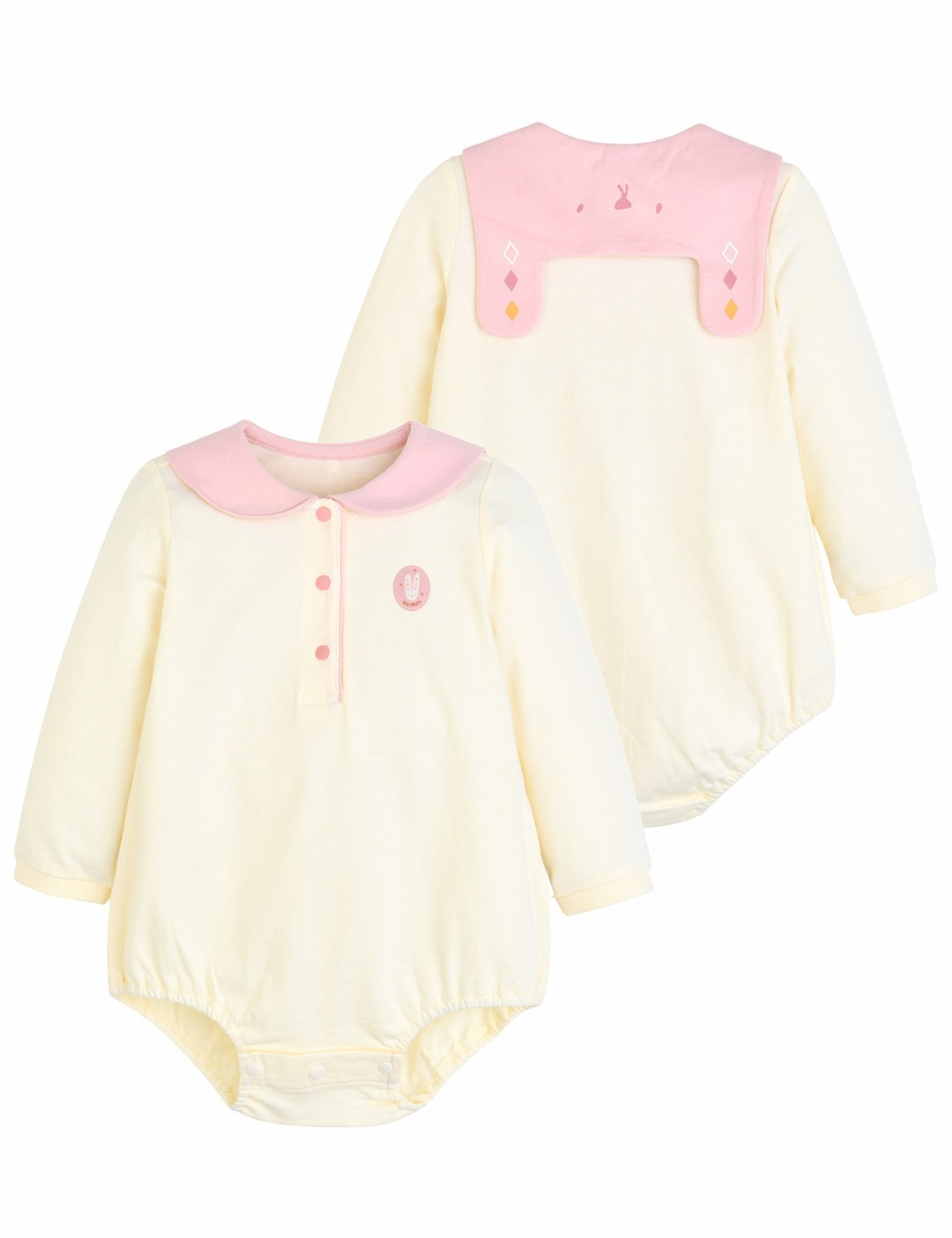 Moimoln☘︎25秋 粉嫩小兔仔包屁衣