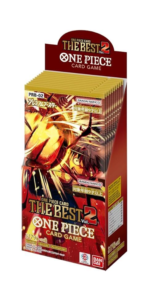 海賊王卡牌游戲: One Piece Card The Best高級補充包 -PRB-02 (原盒)