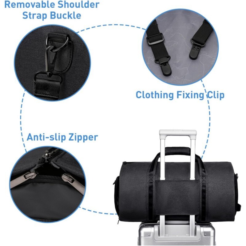 TUNGUAN 西裝收納乾濕分離手提旅行袋