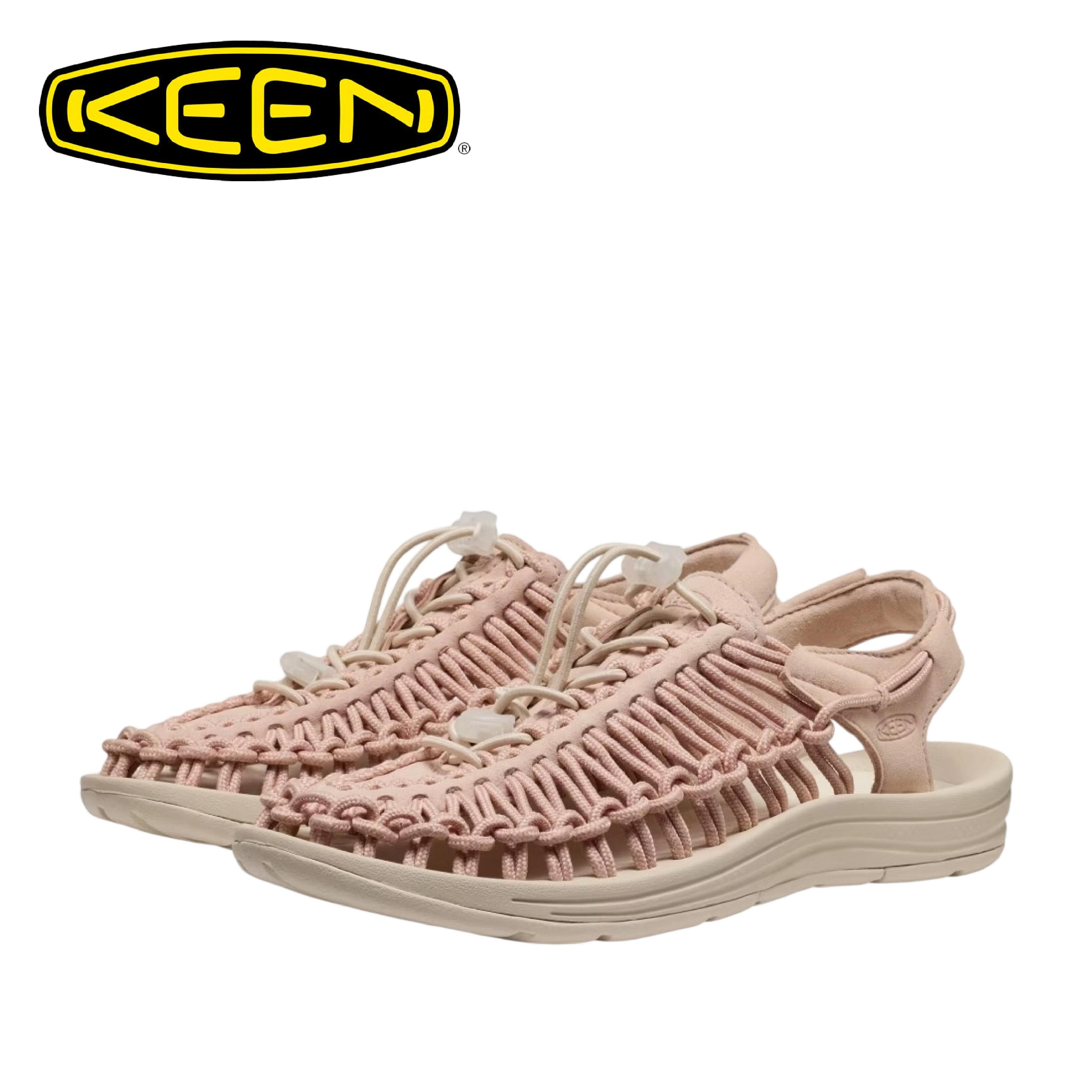 KEEN 美國 UNEEK 繩編運動涼鞋 女款(粉橘色) 30K31361