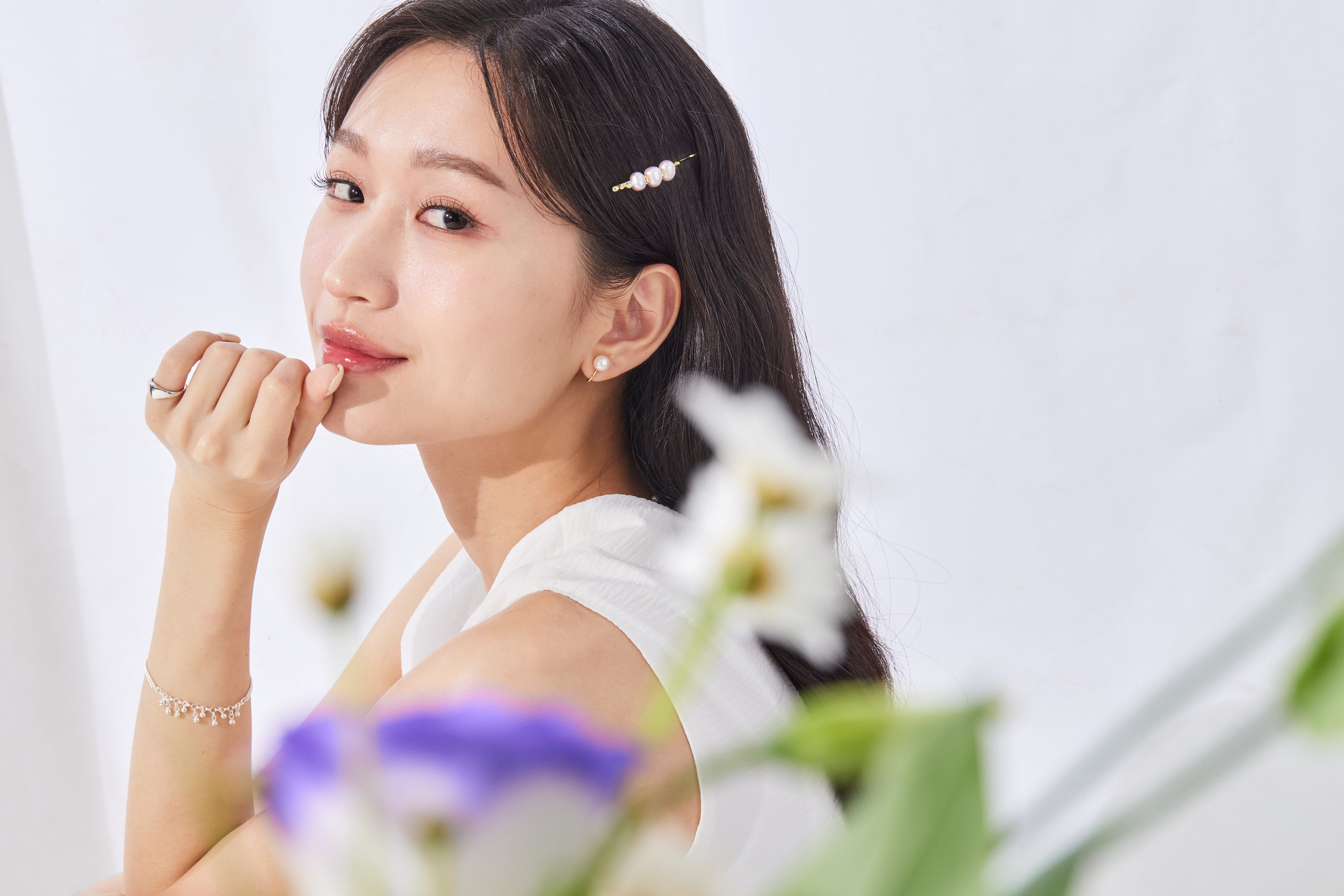 純銀不對稱尾戒