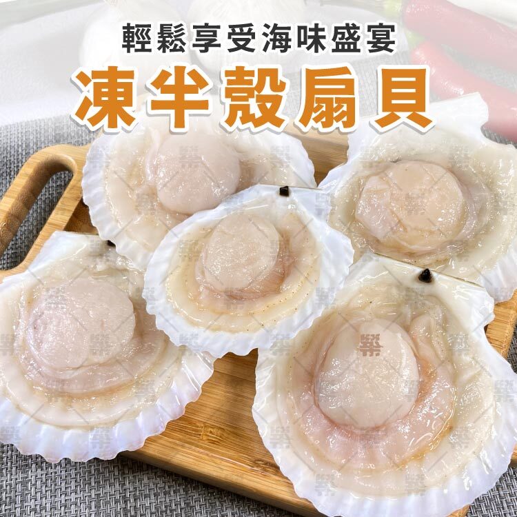 簡單料理，輕鬆享受海味盛宴－凍半殼扇貝