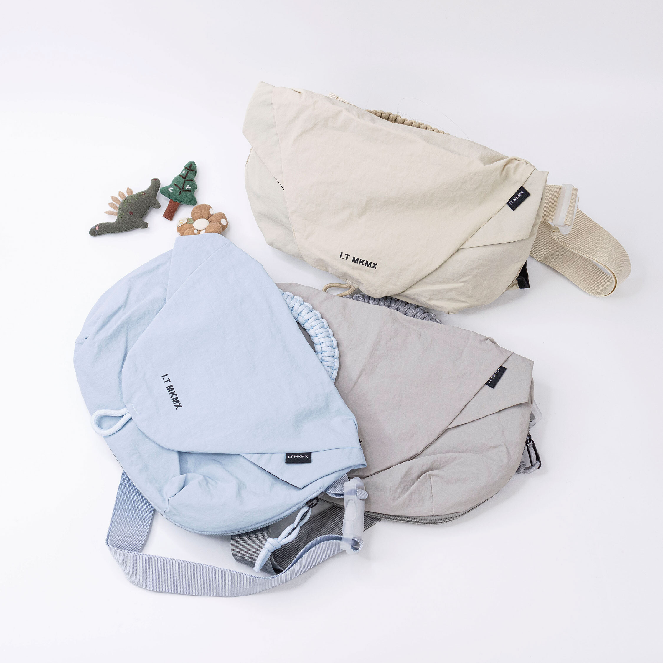 【JA2223】速乾雲朵手提/斜背包＊三色