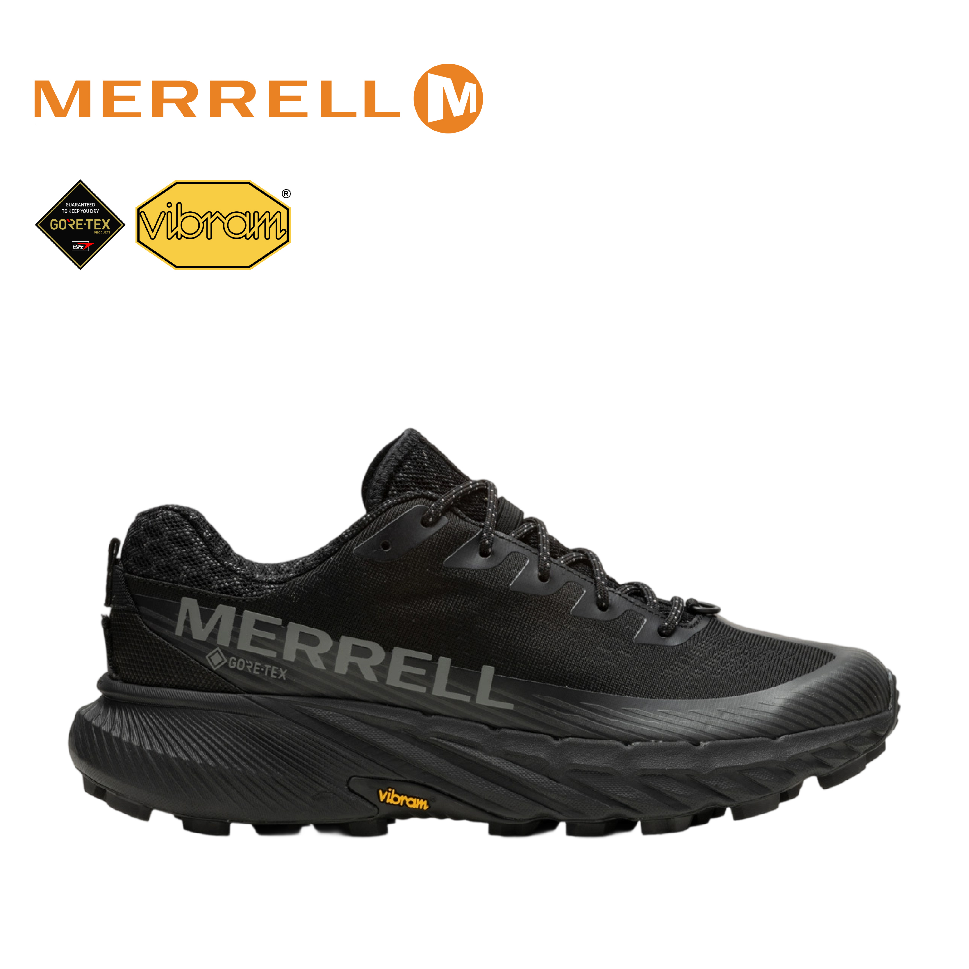 MERRELL 美國 AGILITY PEAK 5 GTX 越野慢跑鞋 女款 (黑色) 33ML067790、33ML067790Z