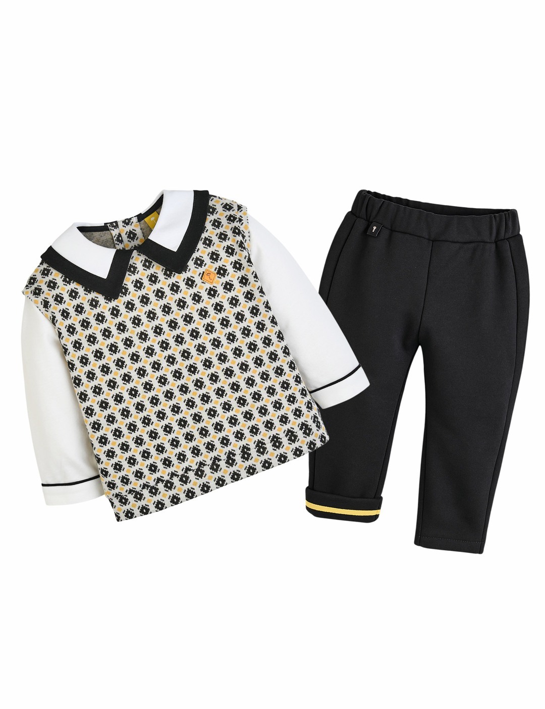 Moimoln☘︎25秋 假兩件格紋上下套裝