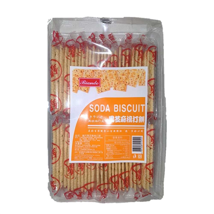 鐵尺 - 鐵尺 - 梳打餅 540g(黑芝麻)