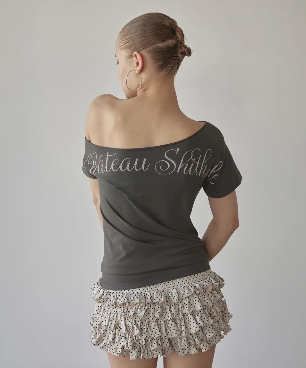 ★SCULPTOR★ Chateau Shithole Tie Tee Pale Pink SC25S254PK SCULPTOR® online store