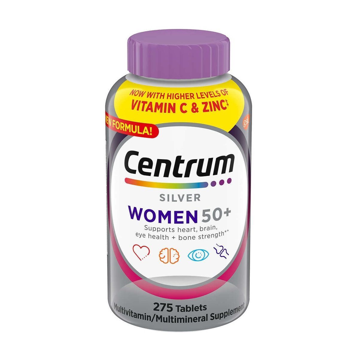 善存 - 女士50+ 綜合維生素膳食補充劑 (適合50歲以上女士) 275粒裝 (平行進口)