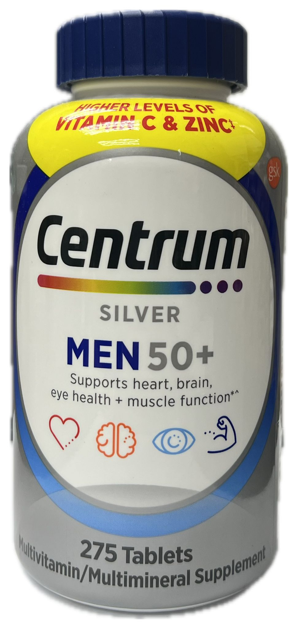 善存 - 銀善存綜合維他命 男士50+ 275粒 4262A（平行進口）