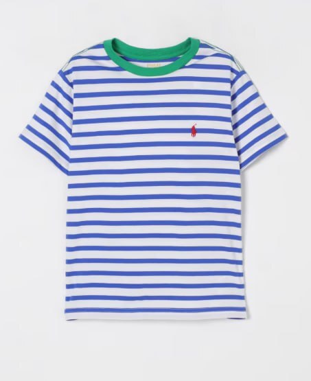 [S] PRL MULTI STRIP KIDS T-SHIRT, 323958169001 (SRL206)