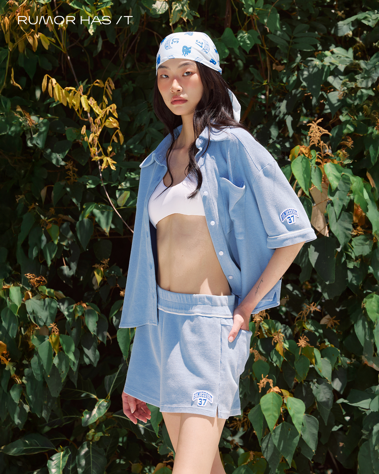 U Shaped Bra Top-White