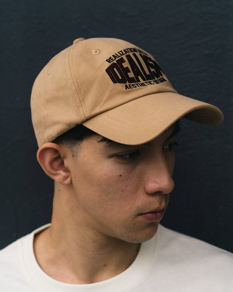 idealism  帆布棒球帽 沙/黑 25 S/S Canvas Cap