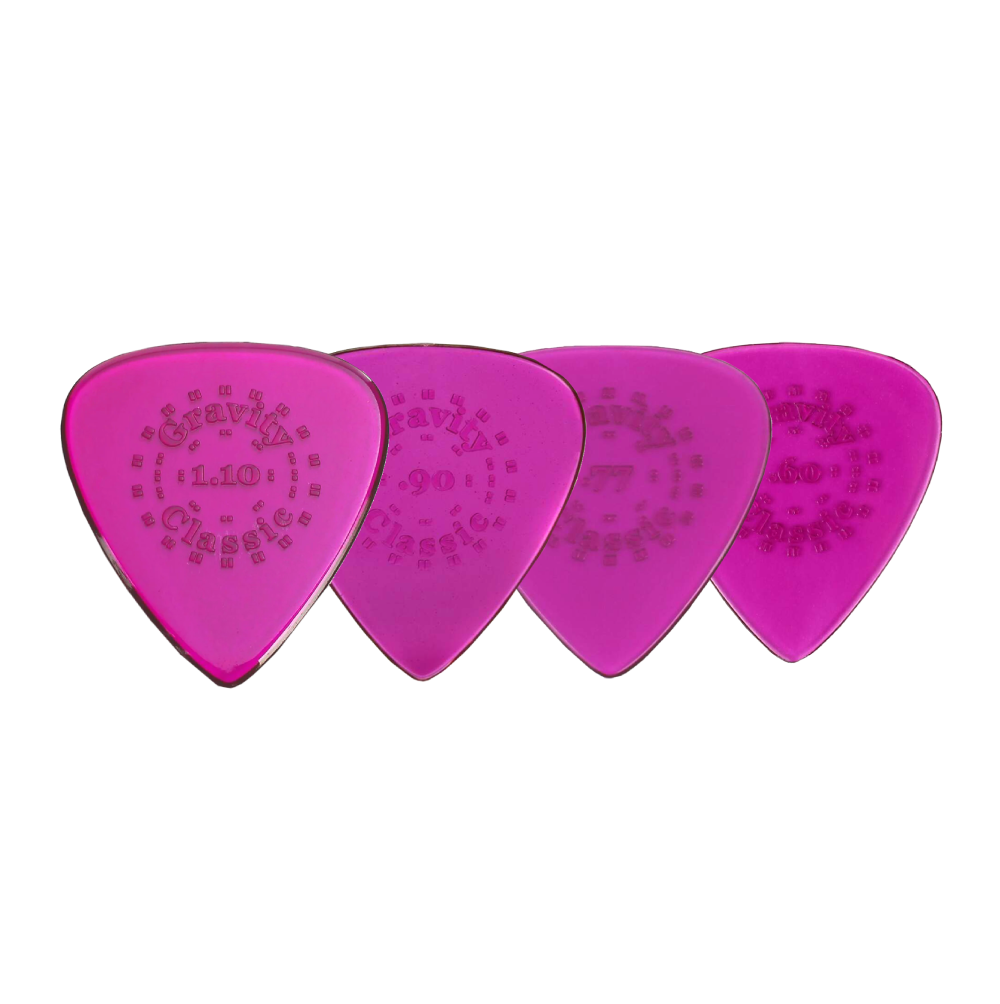 GRAVITY GRAVITY / Thin Picks民謠輕薄彈片 三件組 (Classic型)(0.6mm/0.77mm/0.9mm/1.1mm) — 三峽配件 / 週邊