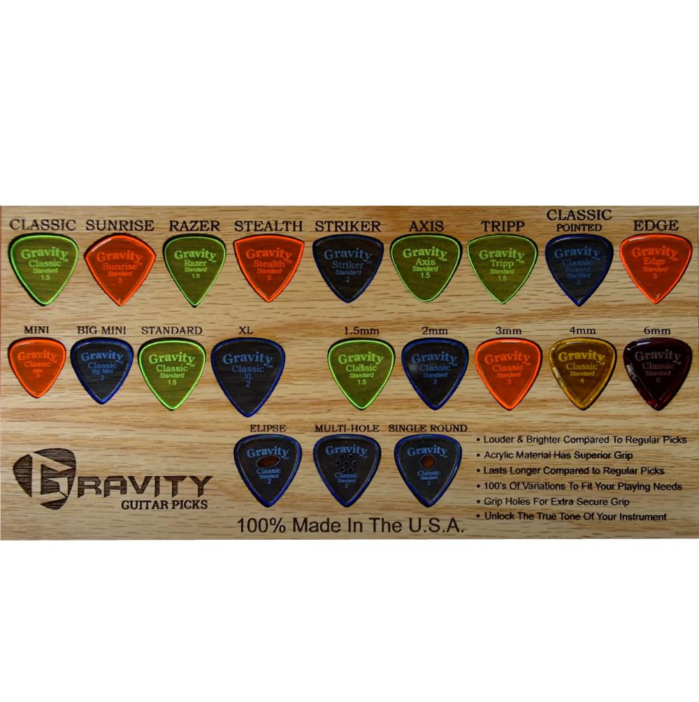 GRAVITY GRAVITY / 21片裝 壓克力彈片展示板(含彈片) — 三峽配件 / 週邊