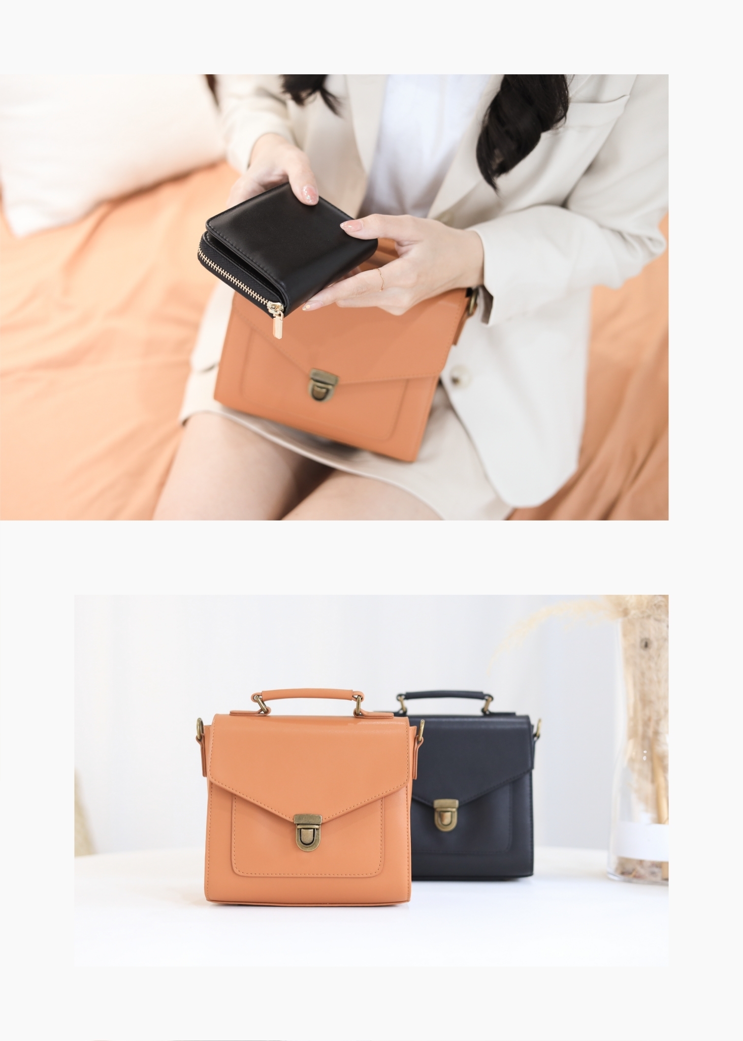 頂級頭層牛皮,讓柔軟皮革也能兼具結構與耐久