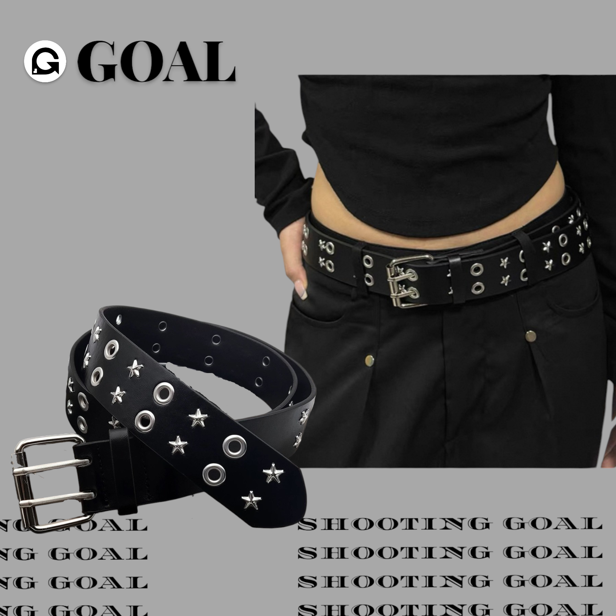 (GOAL) 星星洞洞皮帶