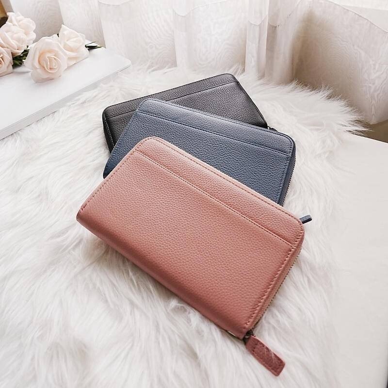 韓國護照收納 中夾女生 真皮零錢包 零錢包 皮夾 卡夾零錢包 護照收納包 中夾 錢包女 護照保護 零錢包 076