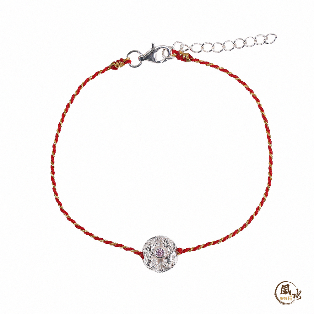 【風水好好玩】雙貔貅純銀手鍊(含盒)