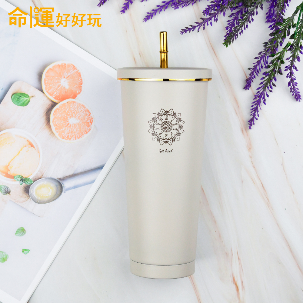 【命運好好玩】招財可可不鏽鋼保冰（溫）杯 (廠商直出)