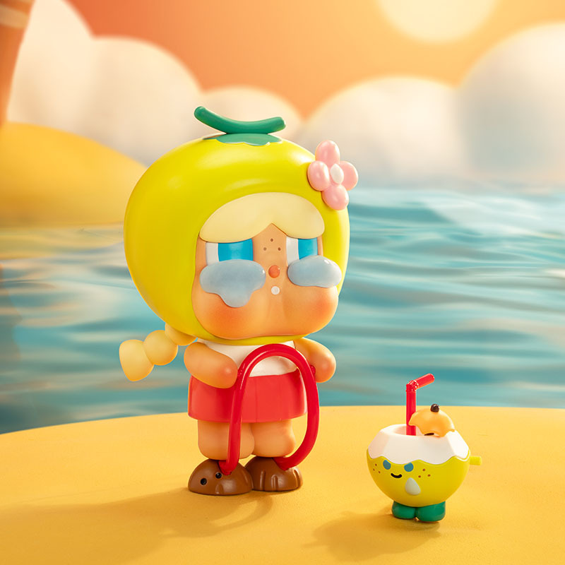 新品 CRYBABY 椰皇手辦擺設