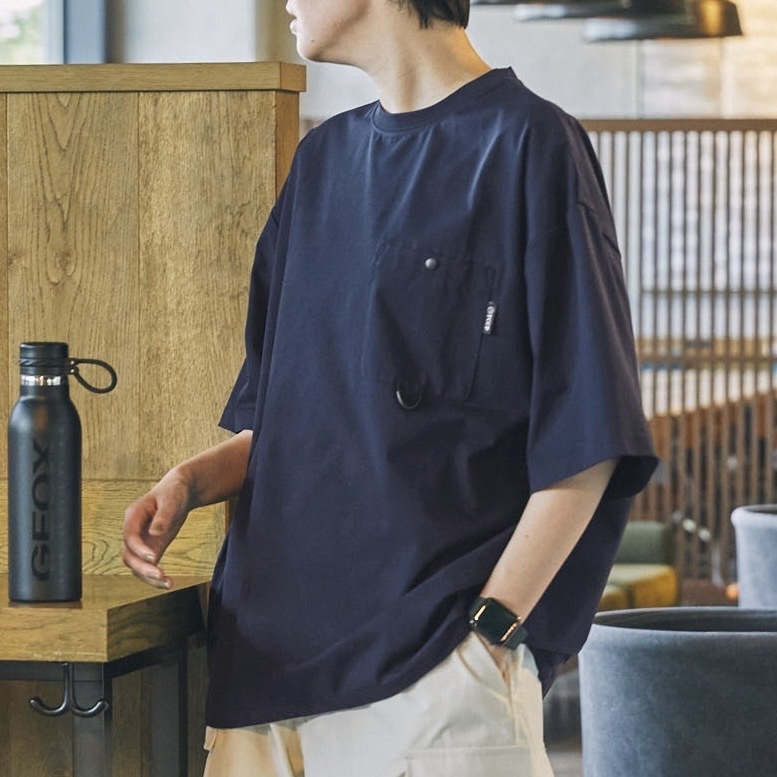 THE CRAFT CREW PRODUCTS 胸前口袋 短T 下擺縮口 科技布料 涼爽 快乾 共6色 /預購