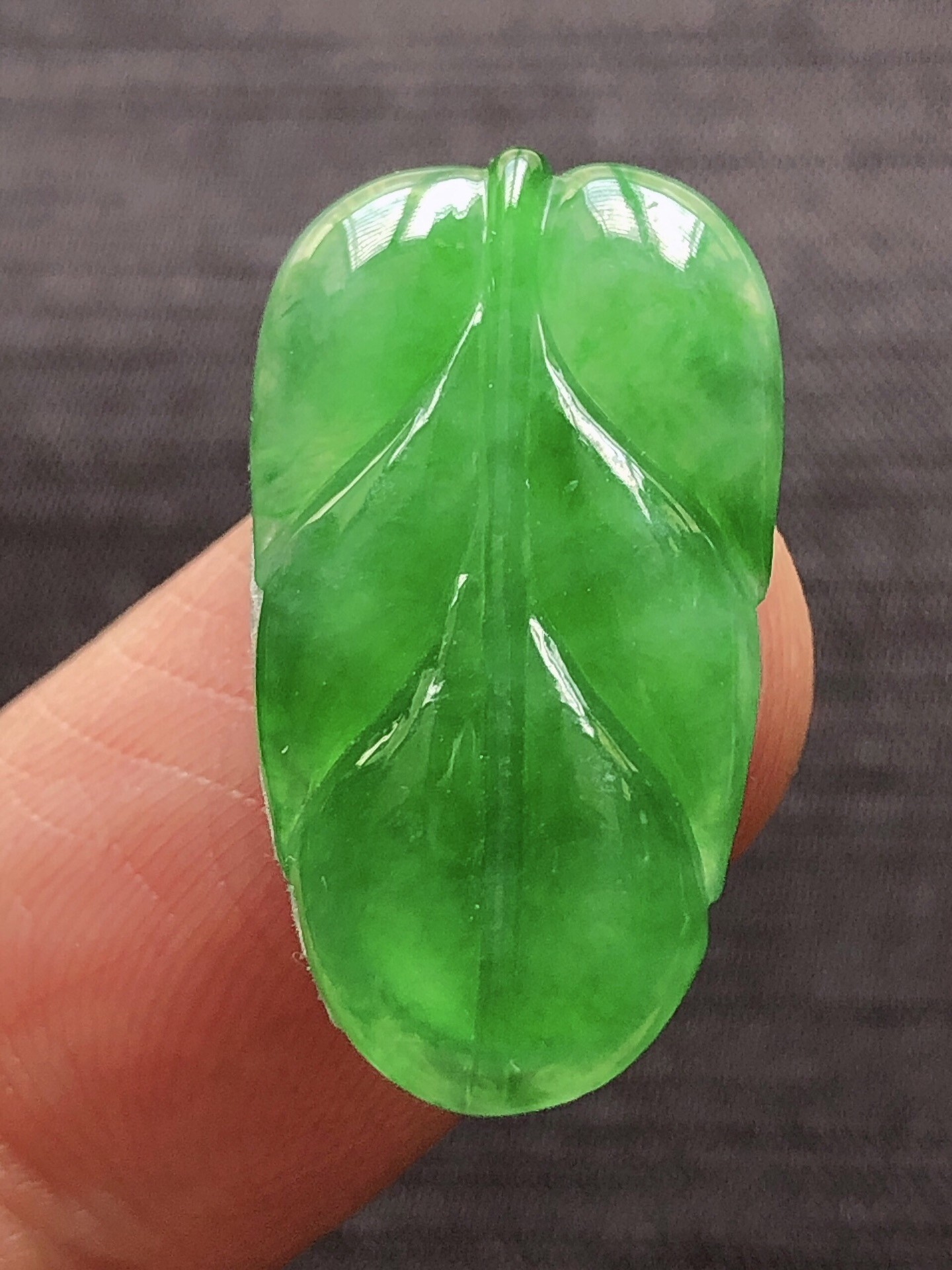 翡翠高冰陽綠葉子,天然翡翠A玉, 緬甸玉, Jade, Jadeite
