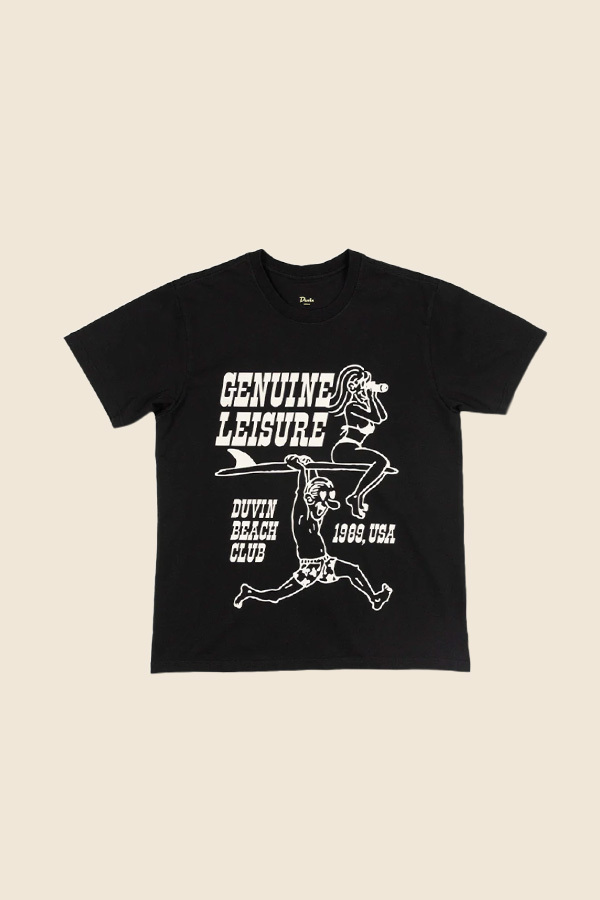 DUVIN -  WAVE HUNTER 短袖T恤 (經典黑)