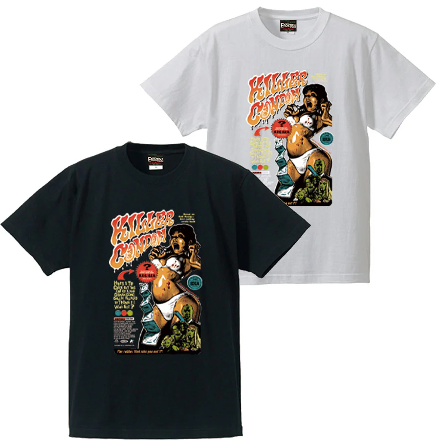 EROSTIKA ”KILLER CONDOM” original version SS T-shirt