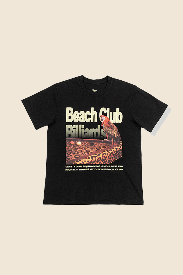 DUVIN -  BILLIARDS 短袖T恤 （經典黑）