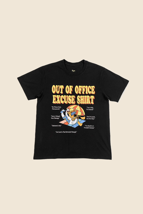 DUVIN - AUTO REPLAY 短袖T恤 （經典黑）